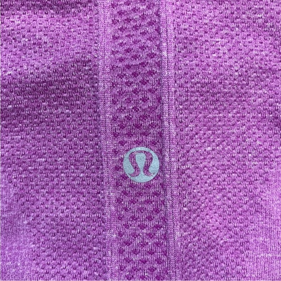 Lululemon Tun Swiftly Half Zip Ultraviolet Sweater  (Size 6) - Picture 5 of 7